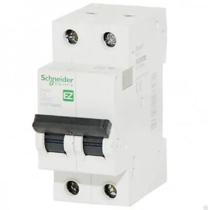 Фото №0 Выключатель автоматический 2п 20А С 4,5кА EASY9 Schneider Electric