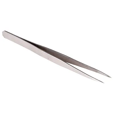 Фото №0 Пинцет 140мм прямой нержавеющая сталь REXANT