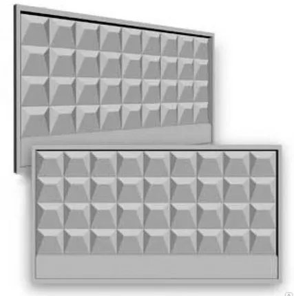 Фото №0 Забор (панели) 3.017.1 П-6в 3980х2550х160, 0.7 м. куб