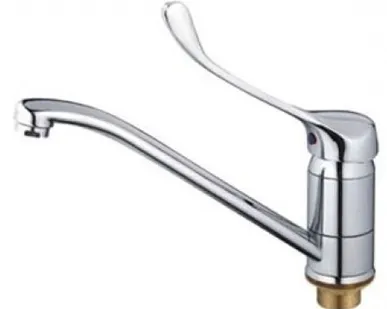 фото Смеситель для кухни "F4954"хирургический Frap