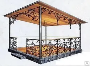 фото Кованые беседки