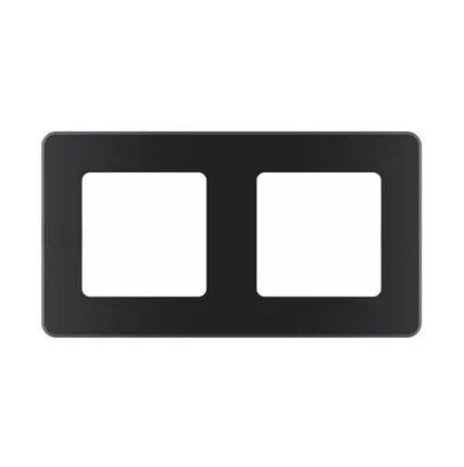 Фото №0 Inspiria Рамка 2-м антрацит Leg 673943 Inspiria