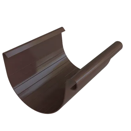 Фото №0 КОРИЧНЕВЫЙ Жёлоб ПВХ колл. ЭЛИТ (3 м. х 1,6 мм. ? 125 мм.) 6 шт/уп АЛЬТА-ПРОФИЛЬ