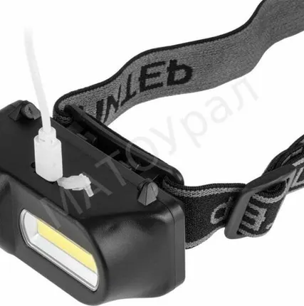 Фото №0 Фонарь налобный светодиодный аккум.3Вт+3Вт ЮПИТЕР