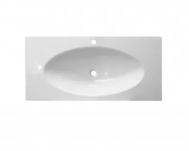 фото Эстет Мальта Люкс 100 раковина для ванной глянцевая