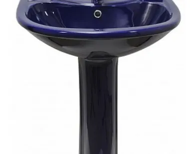 фото Раковина с пьедесталом Оскольская Керамика Престиж Стандарт 63 45155100102 синий