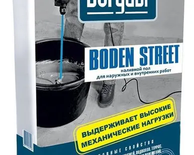фото Наливной пол Bergauf Boden Street 25кг