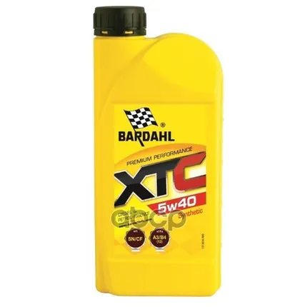 Фото №0 Bardahl 5W40 Xtc Sn/Cf 1L (Синт. Моторное Масло)
