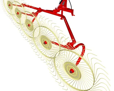 фото Грабли ворошилки колесно-пальцевые навесные ГВН-4М Азас