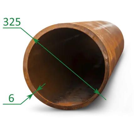 Фото №0 Труба лежалая 325х6