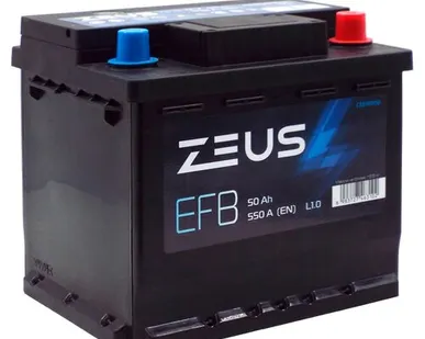 фото Аккумулятор ZEUS EFB 50 Ач о.п.