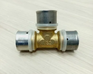 фото Пресс тройник 32х32х32, Hydrosta, равнопроходной, под профиль TH пресс клещей