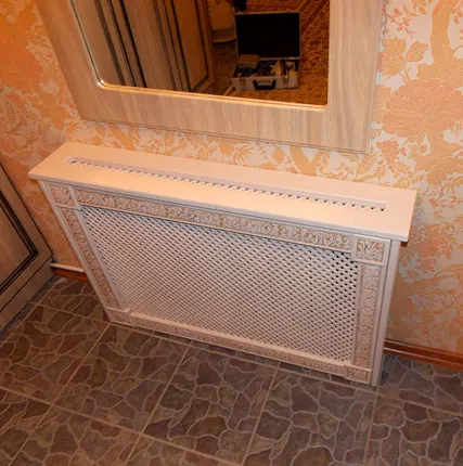 Фото №0 Экран на батарею из дерева