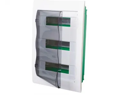 фото Бокс встраиваемый СП Easy9 3ряда 36мод. с прозр. дверцей SE EZ9E312S2FRU