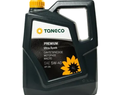 фото Масло моторное синтетическое TANECO Premium Ultra Synth 5W-40 4 л 5W-40
