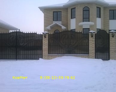 фото Кованый забор