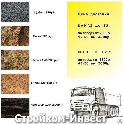 Фото №0 Доставка стройматериалов!