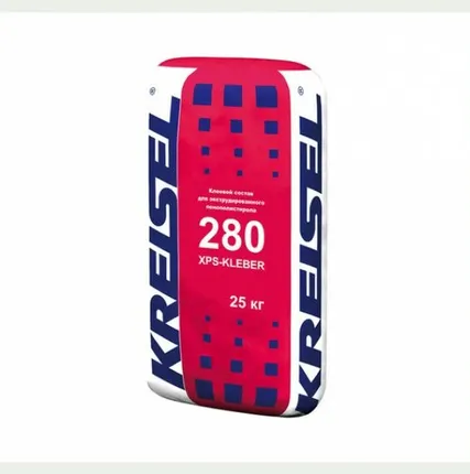 Фото №0 Штукатурно-клеевая смесь XPS-KLEBER 280 для плит из пенополистирола 25 кг КРАЙЗЕЛ (1п-42 шт)