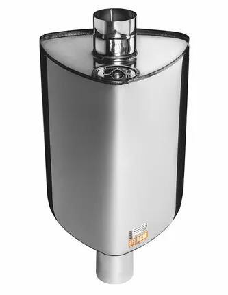 Фото №0 Бак на трубе Ф115 треугольный 67л "Комфорт" (AISI 201/1,0мм) Феррум