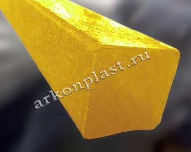 фото  Полимерный брус для скамеек 50*50*2000 Светлый  