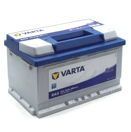 Фото №0 Аккумулятор VARTA Blue Dynamic E43 72 Ач о.п.