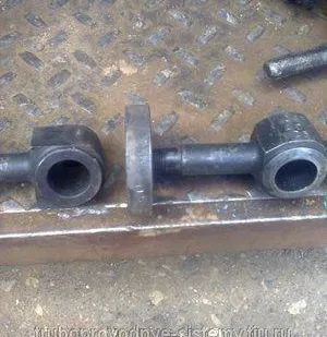 фото Линзы с двумя отводами и фланцами Ду 80х6 мм до 40 МПа ГОСТ 22809-83