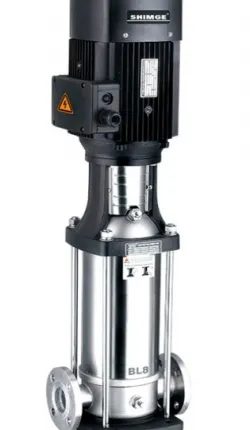 Фото №0 Повысительный насос BL8-4R SHIMGE  1.5 kWt, Q= 8m3/h, H=36m д.40