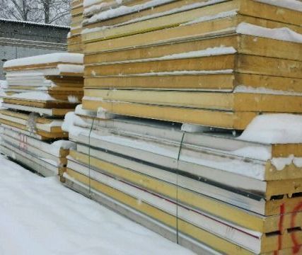 Фото №0 Сэндвич панели Кровельные PIR 100 мм, 4,03 м