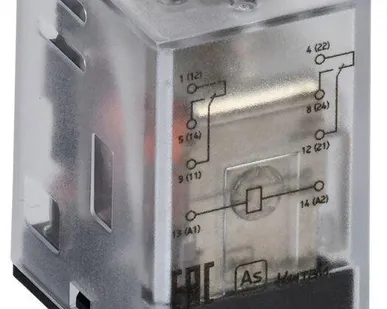 фото Реле общего назначения OGR-2 2C 24В DC ONI OGR-2-2C-DC24V
