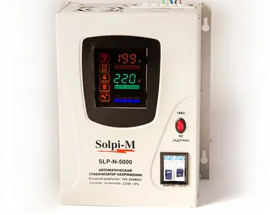 фото Стабилизатор Solpi-M SLP-N-5000W (настенный) метал.корпус