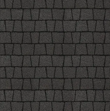Фото №0 Тротуарная плитка Выбор Антик Стоунмикс 60 мм 5 плит Черная