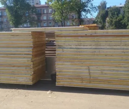 Фото №0 Сэндвич-панели Б/У 5000 м2, 2,2 м