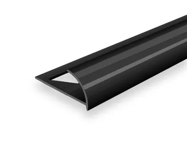 фото Раскладка под плитку Идеал наружная Черная/ 007 8 мм 2,5 м Нп8 007/ЧЕР