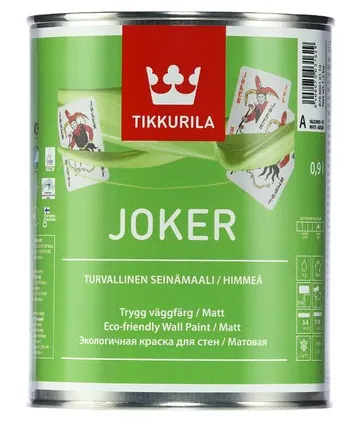 Фото №0 Интерьерная матовая краска Joker A TIKKURILA 0,9 л
