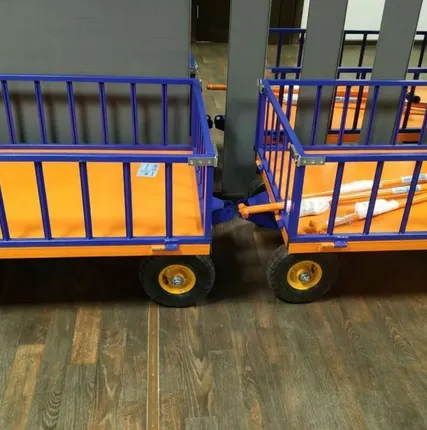 Фото №0 Тележка платформенная, усиленная, с поворотной осью ТПОБ 5 Т