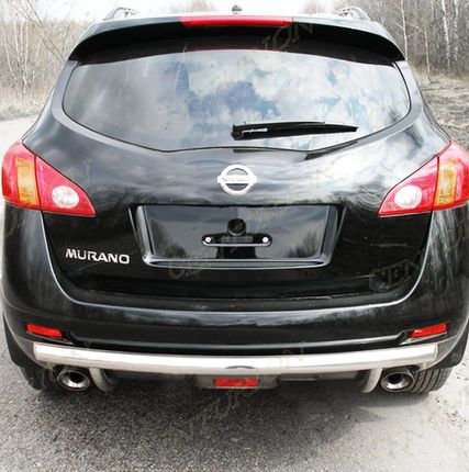 Фото №0 Защита заднего бампера на Nissan Murano