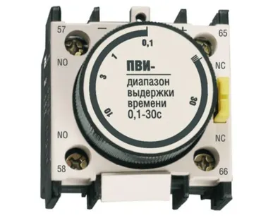 фото Приставка ПВИ-11 задержка на включение 0.1-30 1з+1р IEK