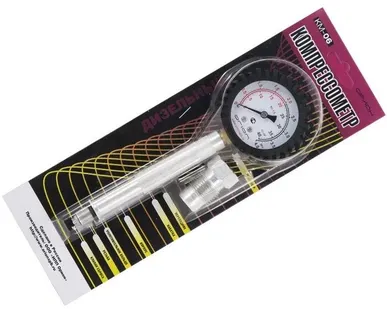 фото Компрессометр дизельный КМ-06 резьбовой гибкий