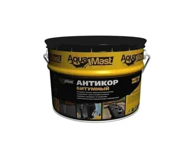 фото Мастика битумно-каучуковая AquaMast (10кг)