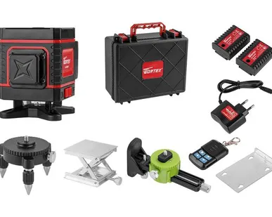 фото Нивелир лазерный Wortex LL 0330-1 / 3 плоскости 360° / зеленый луч