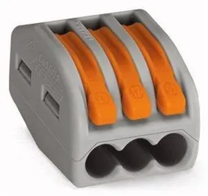 фото Клеммник 3х(0.08-2.5) WAGO 222-413