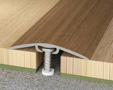 фото Стык с дюбелем 40х900мм Бук Натуральный алюминиевый Русский профиль