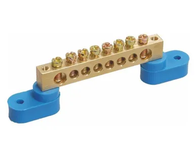 фото Шина нулевая на 2 угловых изоляторах ШНИ-6х9-12-У2-С IEK