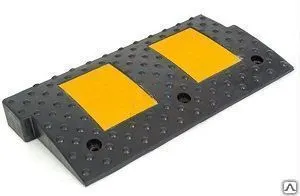 фото Съезд с бордюра резиновый СР -55, средняя часть 500х250х55 мм