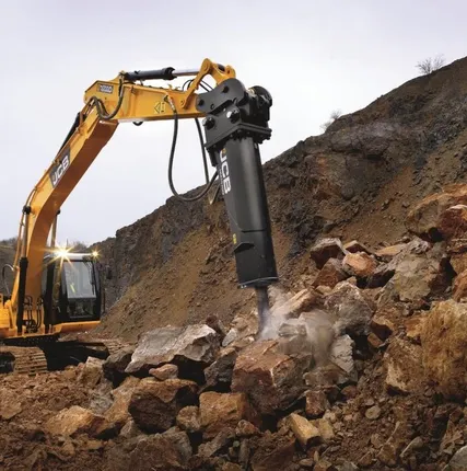 Фото №0 Экскаватор JCB с гидромолотом