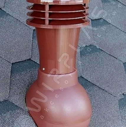 Фото №0 Вентиляционный выход К-21 неизолированный D 110 мм, H 495 мм