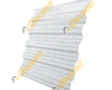 фото Профнастил НС-35 0,5 MATGRANIT NEW RAL 9006 бело-алюминиевый