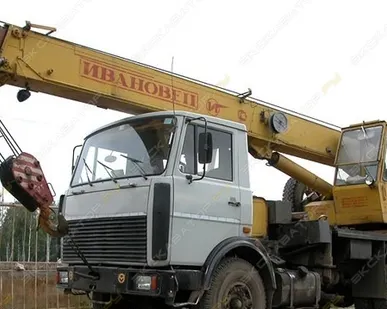 фото Аренда автокрана (автомобильного крана) Ивановец КС-35715, Ярославль