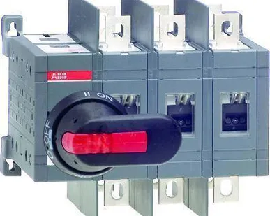 фото Рубильник без ручки OT400E03 3п 400А 400/750В AC/DC IP20 ABB