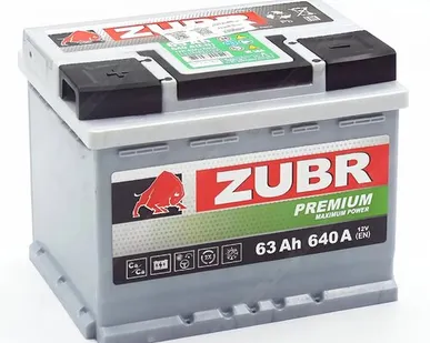 фото Аккумулятор ZUBR Premium 63 Ач п.п.